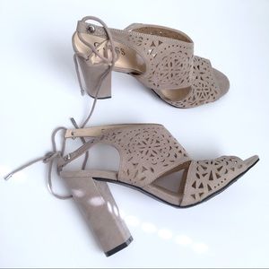 Guess Suede Chunky Heel